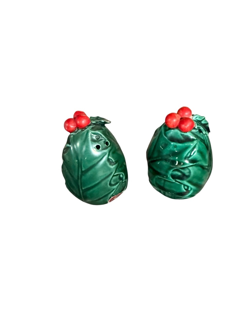 Vintage Lefton Holly salt and pepper shakers